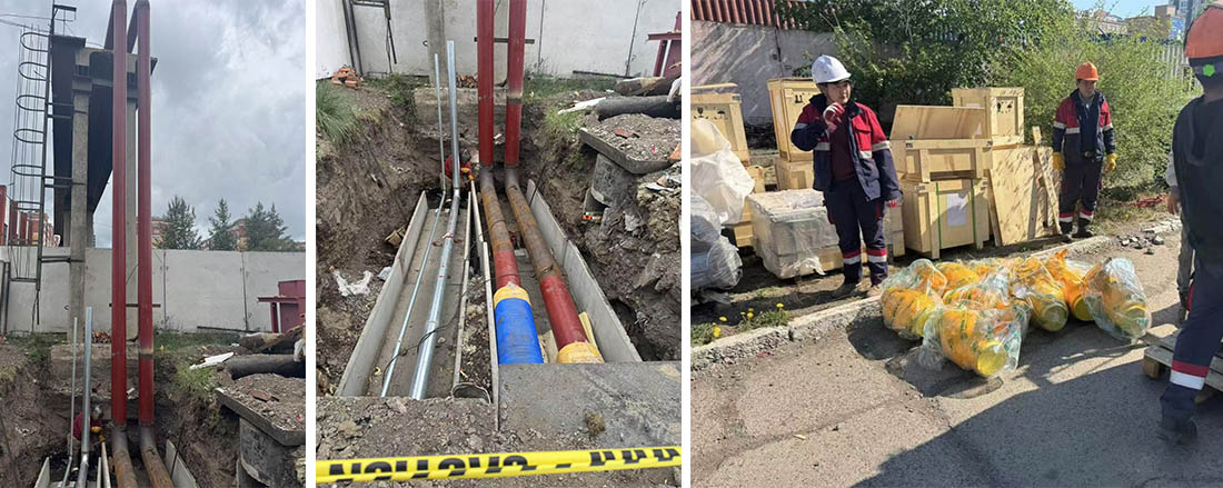 Full Welded Ball Valve Project for Community District Heating System in Mongolia